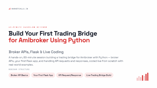 Build Your First Trading Bridge for Amibroker Using Python