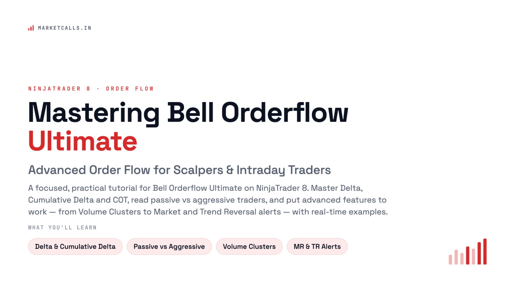 Ordermax Software Bell Mastering Bell Orderflow Ultimate