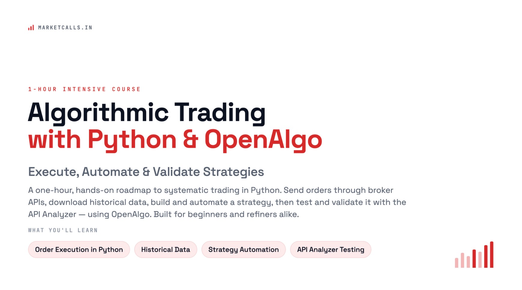 Algorithmic Trading with Python